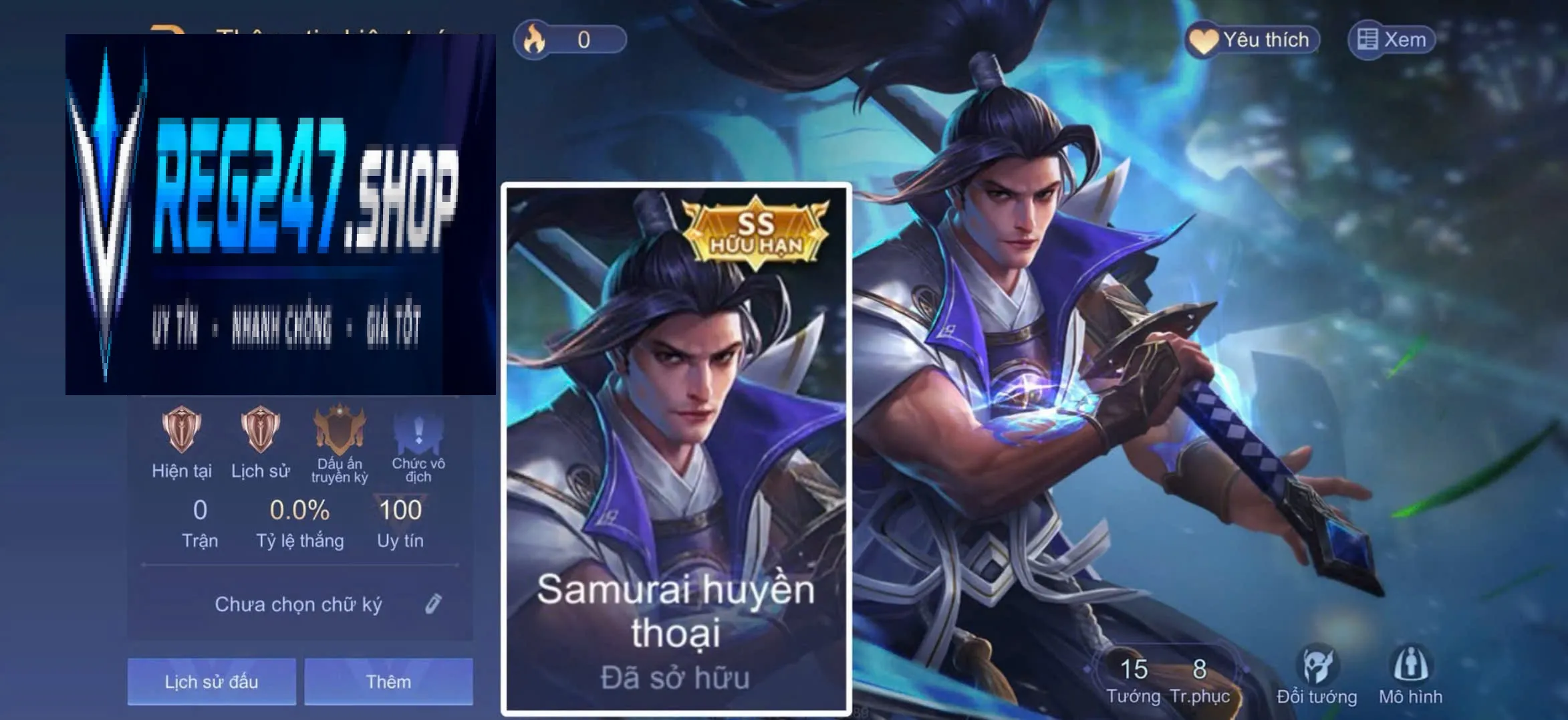Reg Ryoma Samurai Huyền thoại